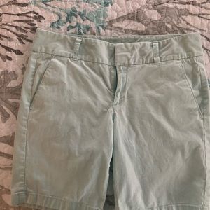 J Crew Frankie Size 4 Seafoam Green Bermuda Shorts